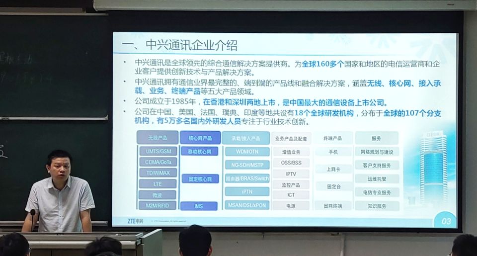 中兴企业讲师张杰介绍中兴通讯企业